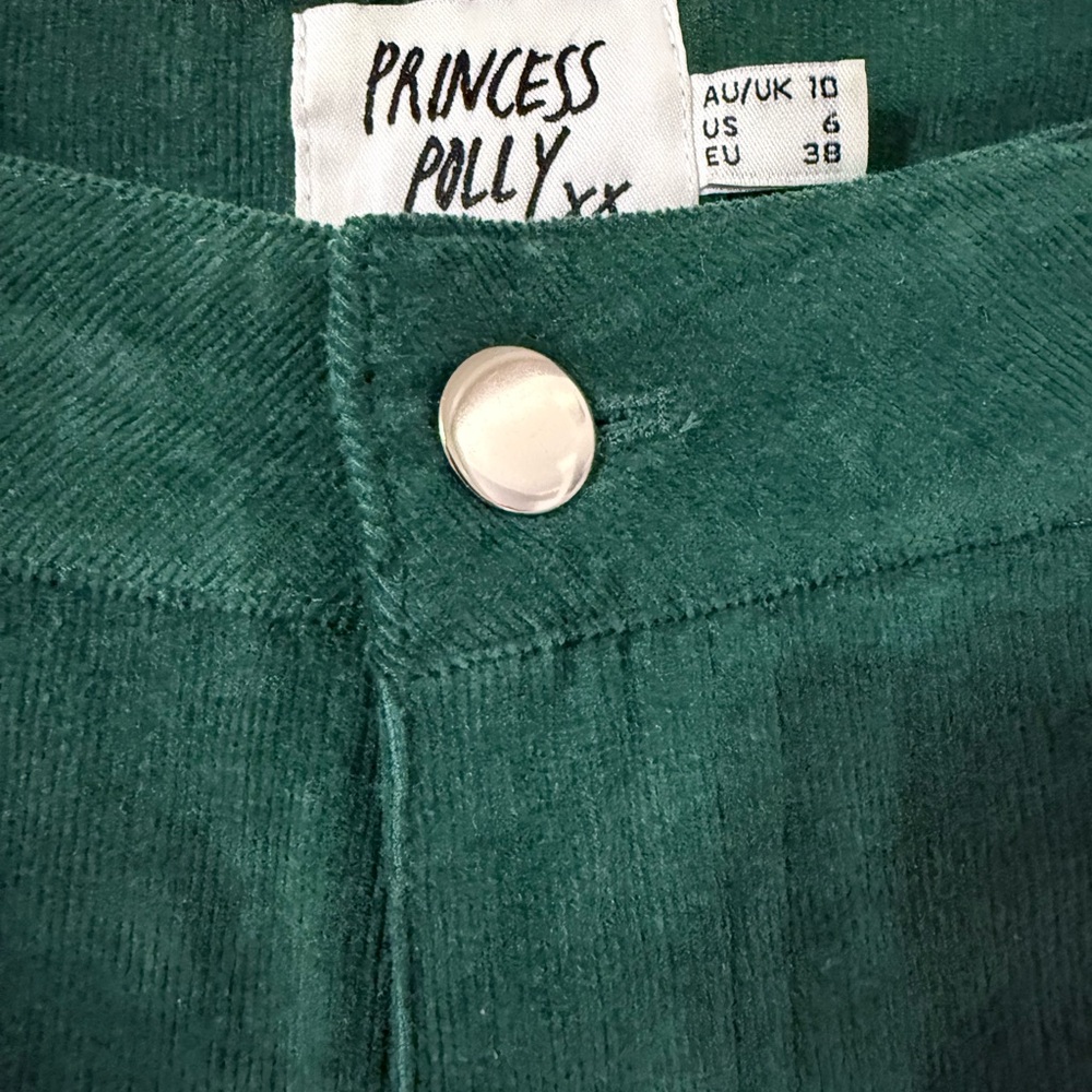 Princess Polly Green Boot Cut Pants